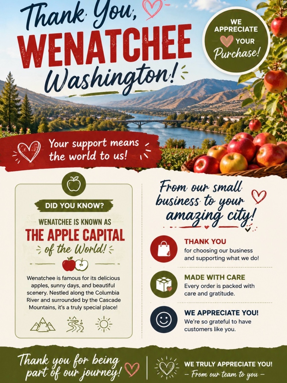 Thank you Washington State! 🍎